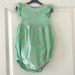 Classic Prep CPC Gingham Alligator “Beatrice Bubble” Outfit size 2T